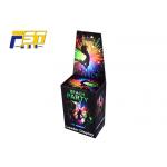 Custom Design Cardboard Trolley Box , Movable Convenient Cardboard Trolley With Wheels
