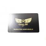 Deep Etching Logo Metal Membership Card With Debossed Texture