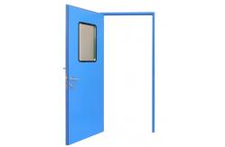 China Customized Colors Double Leaf Swing Door Manual Unequal Or Equal For Clean Room supplier