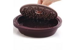 China FDA Sustainable Foldable Silicone Fish Steamer 600ml supplier
