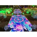 P3.91 Outdoor Dance Floor LED Display T Stage Show Bearing 1.8 Tons