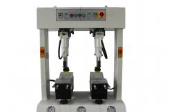 China Double Headed Pneumatic Sole Press Machine Safe And Efficient Power Saving supplier