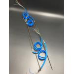 1000 MM Coil Heaters  Bule Fiberglass Silicon Sleeve J Type Thermocouple for sale