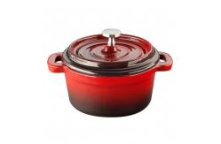 China Cast Iron Mini Round Casserole 10cm supplier