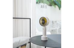China 7 Vane Handheld Electric Fan 4W 1200mAh Portable Fan With Usb Charger supplier