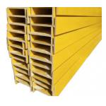 High Strength FRP Pultruded Profiles Fibreglass Structural Beams Corrosion Proof for sale