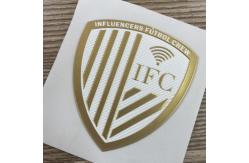 China Custom 3D Raised Logo TPU Heat Transfer Patches For Clothing supplier