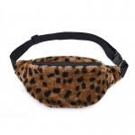 Factory Price Faux Rabbit Fur Waist Bag Winter Bum Bag Female Travel Bum Hip Coins Phone Pouch Casual Chest Bag for sale