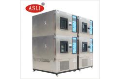 China Double Zone Lab Apparatus Climate Control Chamber / Temperature Humidity Test Machine supplier