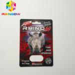No Headache Blister Pack Packaging Sexual Pill Capsule Rhino 69 Package Card Box for sale