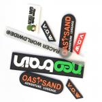 Garment Custom Silicone Rubber Logo Embossed 3d PVC Label for sale