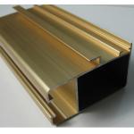 Anodized Gold Aluminum Furniture Profile for sale
