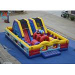 Customized Rocket inflatable Fun City Inflatables Bouncy House Slide Castle For Kids for sale