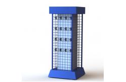 China Four Sides Grid Panel Metal Display Stands For Garden Hard Tooling supplier