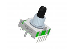 China Multiple Positions Square Electronic Rotary Switch 17mm For Audio RS171 supplier