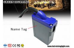 China Rechargeable LED mining light with PC material , 216lum lighting IP68 waterproof grade supplier