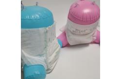 China High Absorption SAP Teddyy Baby Diaper Pants With Elasticwaist Band supplier