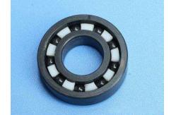 China PEEK / PI Plastic Plain Bearings , ZrO2 or Si3N4 Balls , High Temperature Application supplier