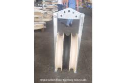 China 80kN OD 660mm Nylon Sheave Conductor Stringing Blocks For Transmission Line supplier