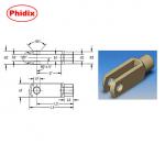 Different Dimensions Of Gas Spring Carbon Steel Clevis for sale