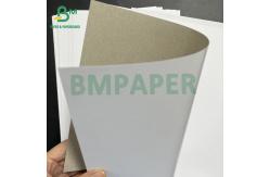 China Smooth High stiffness White Top Grey Back 12pt duplex cardboard supplier