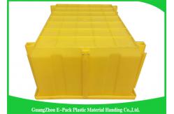 China Shelf Wall Mounted Industrial Plastic Storage Boxes , Heavy Duty Plastic Stackable Bins supplier