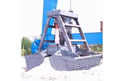 China 4 CBM Wireless Radio Remote Control Grab Dual Scoop Deck Crane supplier