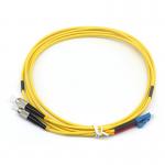 LSZH 3.0mm St Lc Fiber Patch Cable 2.0mm Duplex LC UPC To FC UPC SM for sale