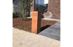 China Customizable Modern Corten Sculpture Antique Mailbox Welding Process OEM / ODM supplier