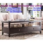 Oak four drawer coffee table American coffee table living room furniture for sale