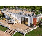 Leisure Garden Style Modular House Color And Staircase Style Customized for sale