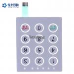 Pantone PET Membrane Switch , Polyester Membrane Switch Keyboard for sale