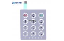 China Pantone PET Membrane Switch , Polyester Membrane Switch Keyboard supplier