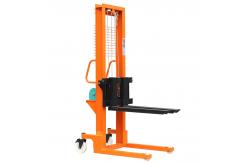 China Hand Stacker 1000kg Load Mini Manual Lift Pallet Stacker supplier