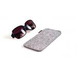 Lightweight 9*18 Cm Felt Fabric Bags For Glasses EN71 Certification for sale
