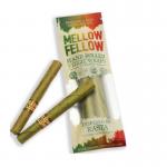 Printed Cigar Mylar Plastic Bag Three Side Seal With Hanging Hole for sale