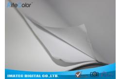 China 50 Meters Inkjet Sticker Matte Coated Paper With Self Adhesive Glue Back Side supplier