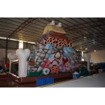 Half - Open Commercial Inflatable Water Slides / Amusement Toddler Jump House