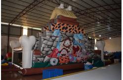 China Half - Open Commercial Inflatable Water Slides / Amusement Toddler Jump House supplier