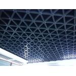 Triangular Open Cell Metal Ceiling Tiles Perforated Aluminum Metal Grille Ceiling