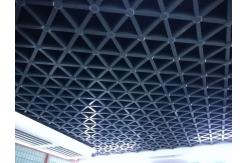 China Triangular Open Cell Metal Ceiling Tiles Perforated Aluminum Metal Grille Ceiling supplier