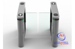 China Facial Detection SUS304 Swing Gate Turnstile For Check Out Counter supplier