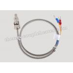 304SS Probe Adjustable Bayonet Type K Thermocouple For Plastic Industry for sale