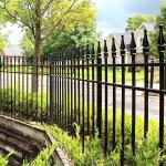 5 Foot Wrought Iron Fence And Gates Galvanized for sale