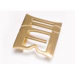 Newest Design Western Style Cowboy Custom Letter Metal Belt Buckles With Silver Finish