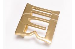 China Newest Design Western Style Cowboy Custom Letter Metal Belt Buckles With Silver Finish supplier