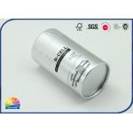 Silver Stamping Food Supplement Waterproof Sealed Paper Tube Box for sale