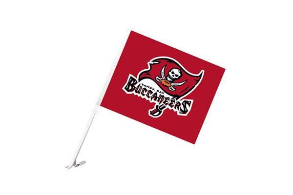 RS Flagolden car flags screen printed high quality