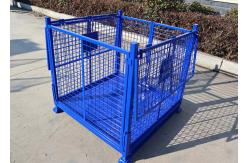 China Full Security Metal Stillage Pallets Cage With Detachable Gates 2000Kg Load supplier