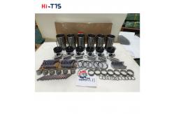 China Excavator Engine Repair Parts QSM11Cylinder Liner kit 4952181 Piston 3803977 Ring3803703 Liner supplier